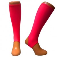 Electric Pink shin guard liners Small